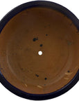Emissary Shallow Round Ceramic Lip Planter