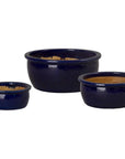 Emissary Shallow Round Ceramic Lip Planter