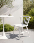 Zuo Modern Shio Aluminum Outdoor Dining Chair Black
