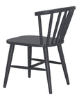 Zuo Modern Shio Aluminum Outdoor Dining Chair Black