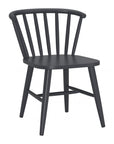 Zuo Modern Shio Aluminum Outdoor Dining Chair Black
