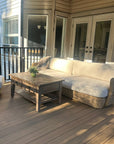 LH Home Siesta All-Weather Wicker Outdoor Sofa