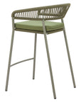 Zuo Modern Skye Olefin Fabric Outdoor Barstool 2PC