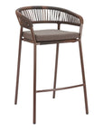 Zuo Modern Skye Olefin Fabric Outdoor Barstool 2PC