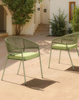 Zuo Modern Skye Olefin Fabric Outdoor Dining Chair 2PC