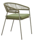 Zuo Modern Skye Olefin Fabric Outdoor Dining Chair 2PC