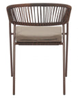 Zuo Modern Skye Olefin Fabric Outdoor Dining Chair 2PC