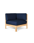 HiTeak SoHo Patio Sectional Deep Sofa Set with Sunbrella 7PC