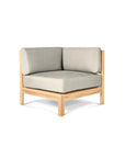 HiTeak SoHo Patio Sectional Deep Sofa Set with Sunbrella 7PC