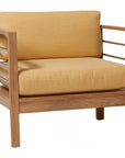 HiTeak SoHo Teak Outdoor Club Chair Sunbrella Cushion