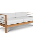 SoHo Teak Patio Sofa with Sunbrella Cushion - LOOMLAN - HiTeak - Outdoor Sofas & Loveseats