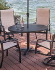 Soho Sling Round Outdoor Dining Set 5PC