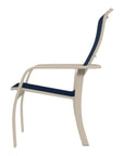 Soho Sling Stacking High Back Arm Chair