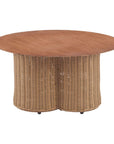 Zuo Modern Soka Aluminum Round Outdoor Coffee Table