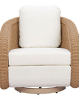 Zuo Modern Solara Olefin Fabric Swivel Outdoor Accent Chair