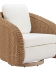 Zuo Modern Solara Olefin Fabric Swivel Outdoor Accent Chair