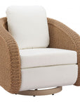 Zuo Modern Solara Olefin Fabric Swivel Outdoor Accent Chair
