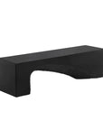 Soma Concrete Outdoor Backless Bench-Outdoor Benches-SUNPAN-Black-LOOMLAN