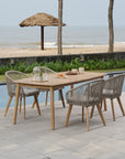 LH Home Sonoma Wooden Rectangular Outdoor Dining Table
