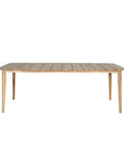 LH Home Sonoma Wooden Rectangular Outdoor Dining Table
