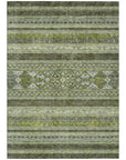Addison Rugs Southwest Green Washable Indoor-Outdoor Rug