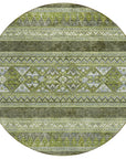 Addison Rugs Southwest Green Washable Indoor-Outdoor Rug