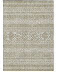 Addison Rugs Southwest Khaki Washable Indoor-Outdoor Rug