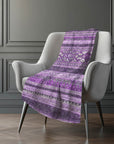 Southwest Purple Washable Indoor-Outdoor Rug