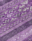 Southwest Purple Washable Indoor-Outdoor Rug