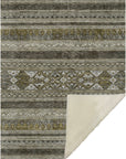 Southwest Taupe Washable Indoor-Outdoor Rug