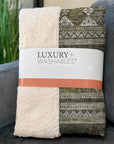 Southwest Taupe Washable Indoor-Outdoor Rug