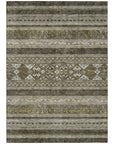 Addison Rugs Southwest Taupe Washable Indoor-Outdoor Rug