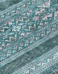 Addison Rugs Southwest Teal Washable Indoor-Outdoor Rug