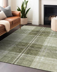 Addison Rugs Spiral Whispers Aloe Washable Indoor-Outdoor Rug