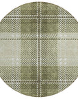 Addison Rugs Spiral Whispers Aloe Washable Indoor-Outdoor Rug