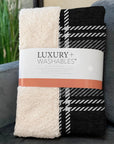Addison Rugs Spiral Whispers Black Washable Indoor-Outdoor Rug