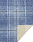 Addison Rugs Spiral Whispers Blue Washable Indoor-Outdoor Rug
