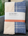 Addison Rugs Spiral Whispers Blue Washable Indoor-Outdoor Rug