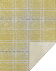 Addison Rugs Spiral Whispers Gold Washable Indoor-Outdoor Rug