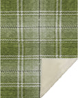 Addison Rugs Spiral Whispers Green Washable Indoor-Outdoor Rug