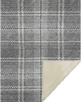 Addison Rugs Spiral Whispers Grey Washable Indoor-Outdoor Rug