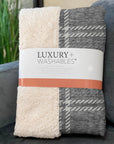 Spiral Whispers Grey Washable Indoor-Outdoor Rug