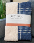 Addison Rugs Spiral Whispers Navy Washable Indoor-Outdoor Rug