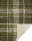 Addison Rugs Spiral Whispers Olive Washable Indoor-Outdoor Rug