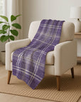 Addison Rugs Spiral Whispers Purple Washable Indoor-Outdoor Rug