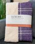 Addison Rugs Spiral Whispers Purple Washable Indoor-Outdoor Rug