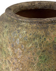 Emissary Squat Reef Green Ceramic Tall Jar