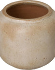 Emissary Squat Round Outdoor Ceramic Planter
