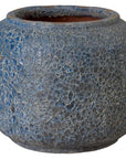 Emissary Squat Round Outdoor Ceramic Planter