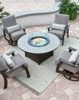 St. Catherine Cushion Chair with Fire Table 5PC Set